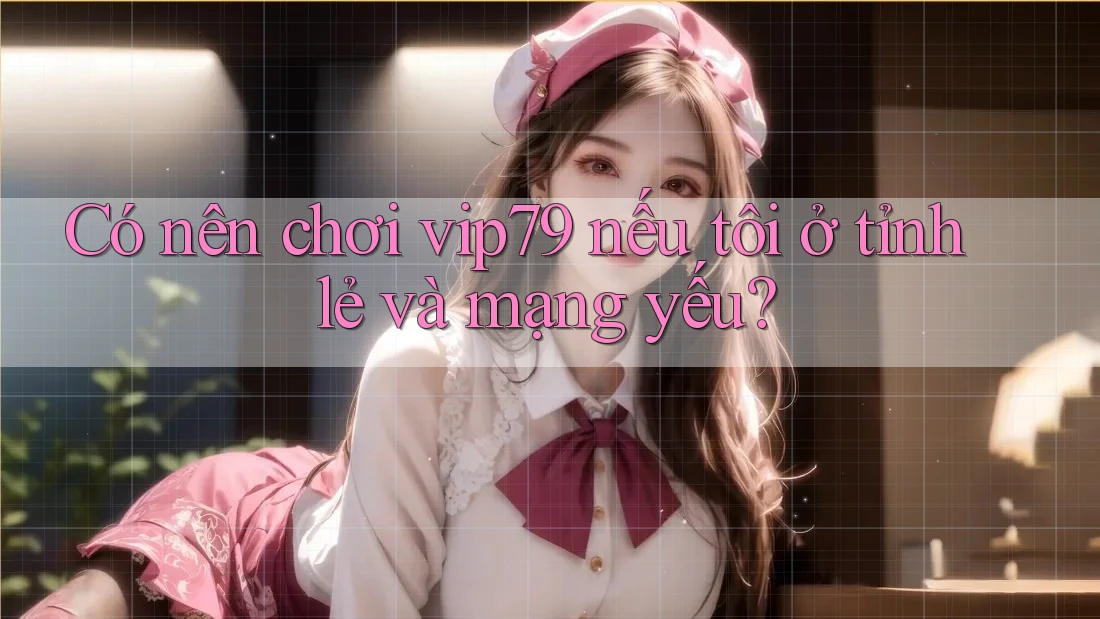 Có nên chơi vip79 nếu tôi ở tỉnh lẻ và mạng yếu? Có nên chơi vip79 nếu tôi ở tỉnh lẻ và mạng yếu?