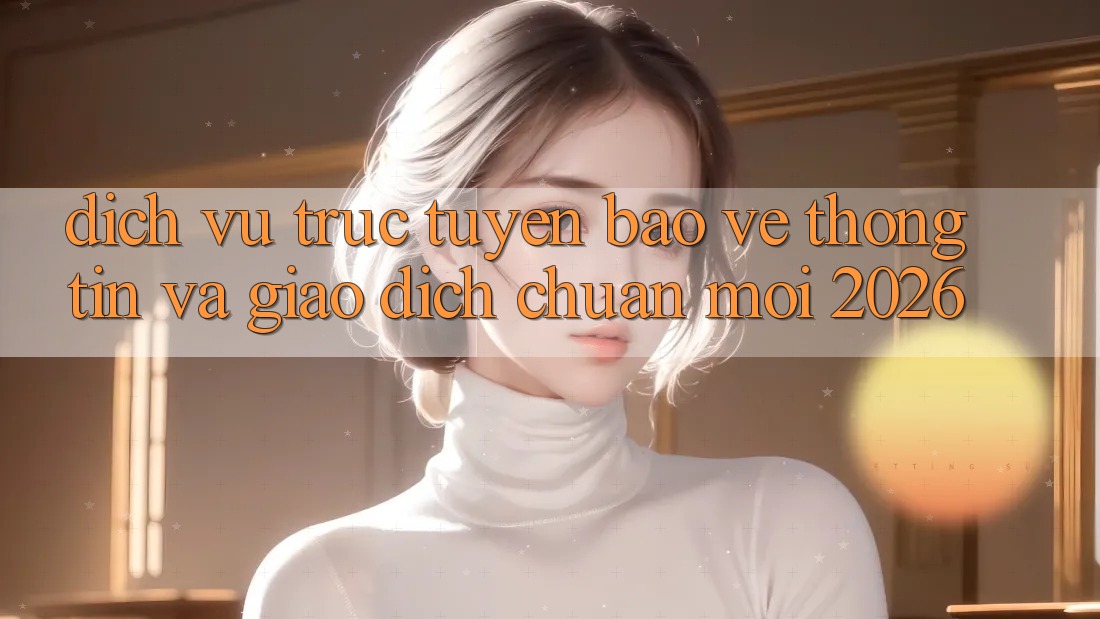 Dịch vụ trực tuyến Bảo vệ thông tin Và Giao Dịch Chuẩn Mới 2026