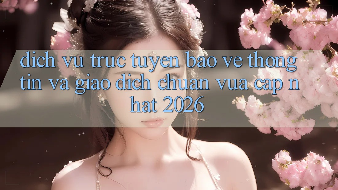 Dịch vụ trực tuyến Bảo vệ thông tin Và Giao Dịch Chuẩn Vừa cập nhật 2026 Dịch vụ trực tuyến Bảo vệ thông tin Và Giao Dịch Chuẩn Vừa cập nhật 2026