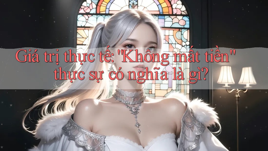 Giá trị thực tế: “Không mất tiền” thực sự có nghĩa là gì? Giá trị thực tế: “Không mất tiền” thực sự có nghĩa là gì?