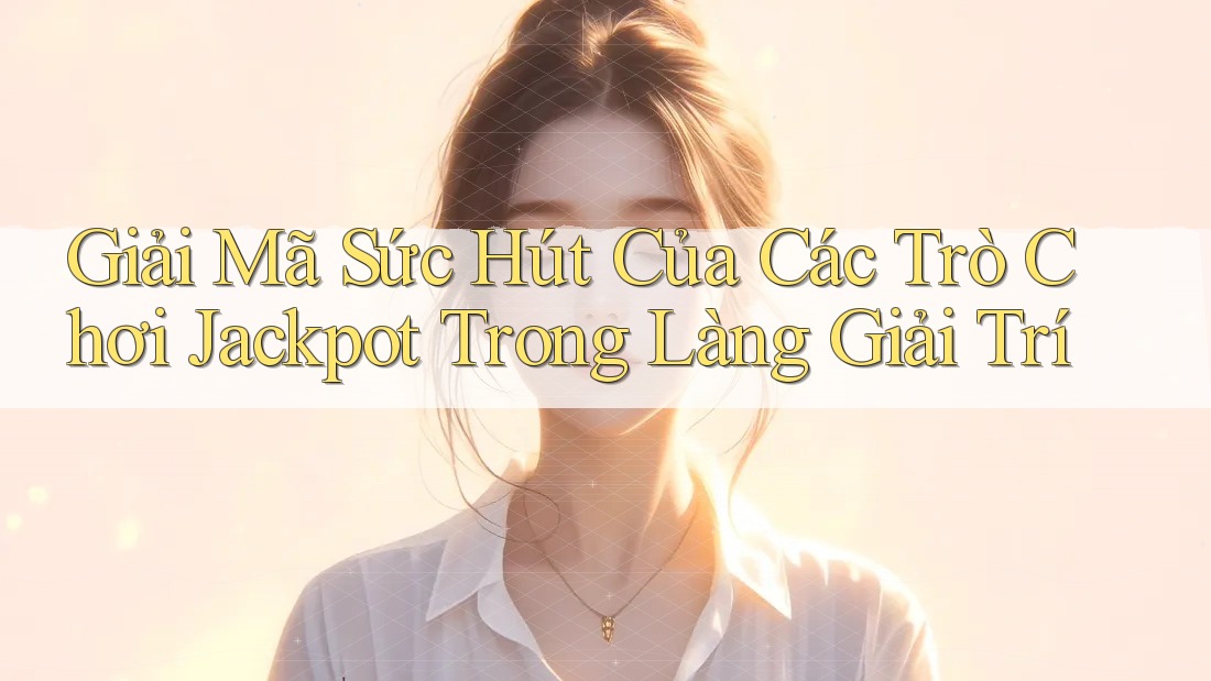 Giải Mã Sức Hút Của Các Trò Chơi Jackpot Trong Làng Giải Trí