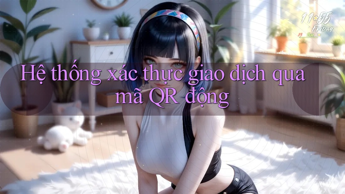 Hệ thống xác thực giao dịch qua mã QR động Hệ thống xác thực giao dịch qua mã QR động