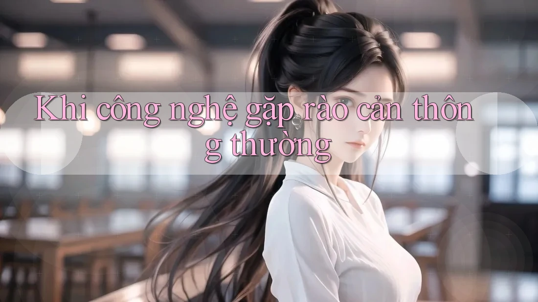 Khi công nghệ gặp rào cản thông thường