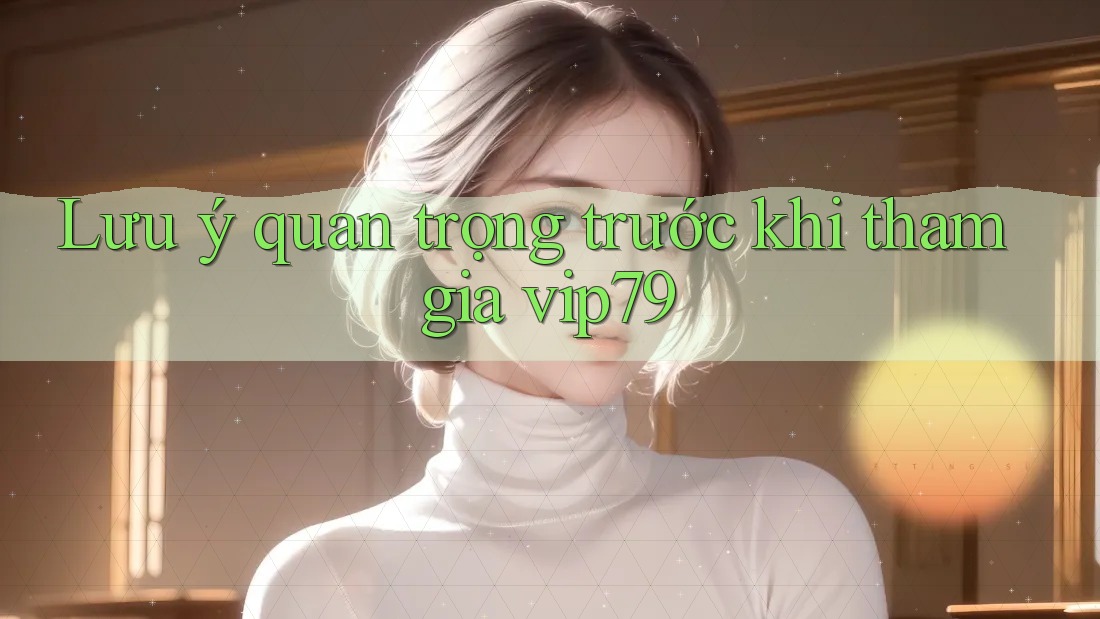 Lưu ý quan trọng trước khi tham gia vip79 Lưu ý quan trọng trước khi tham gia vip79