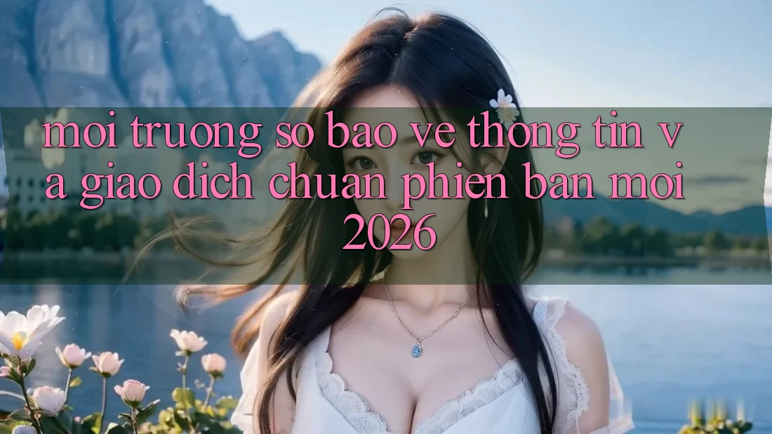 Môi trường số Bảo vệ thông tin Và Giao Dịch Chuẩn Phiên bản mới 2026