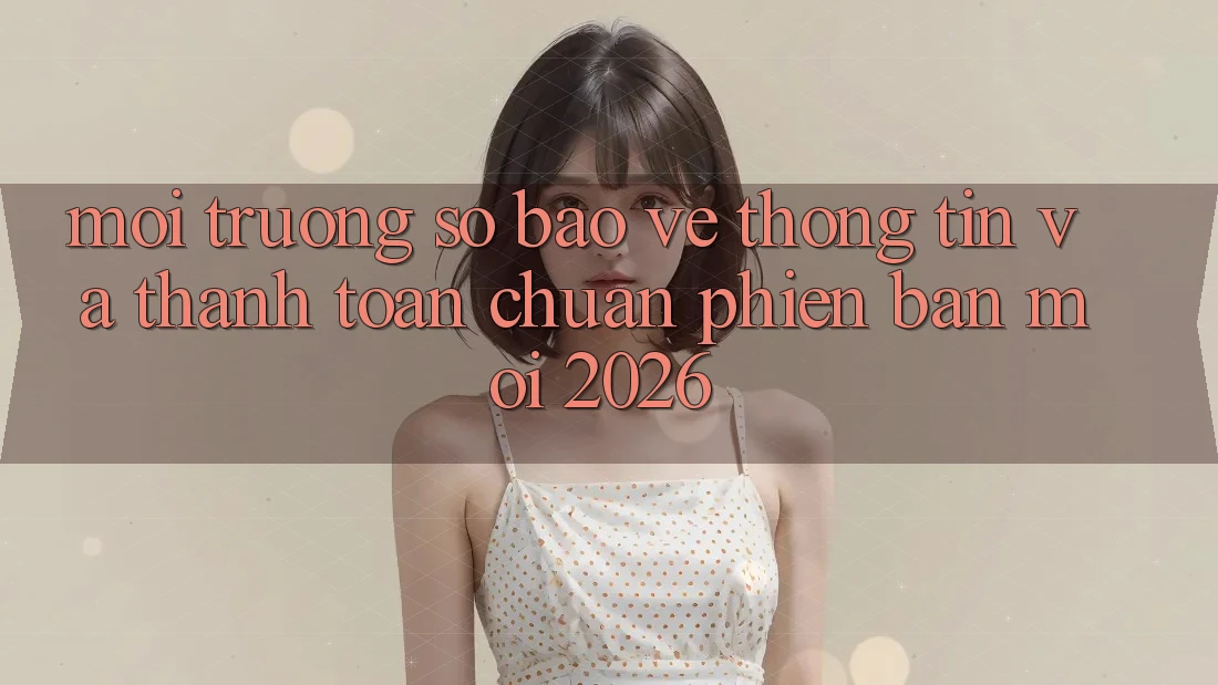 Môi trường số Bảo vệ thông tin Và Thanh toán Chuẩn Phiên bản mới 2026 Môi trường số Bảo vệ thông tin Và Thanh toán Chuẩn Phiên bản mới 2026