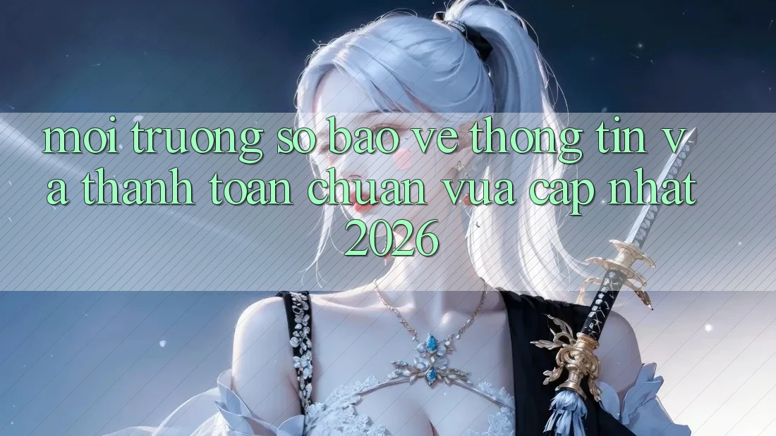 Môi trường số Bảo vệ thông tin Và Thanh toán Chuẩn Vừa cập nhật 2026 Môi trường số Bảo vệ thông tin Và Thanh toán Chuẩn Vừa cập nhật 2026