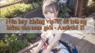 Nên hay không vip79 để trải nghiệm cho nam giới   Android 15