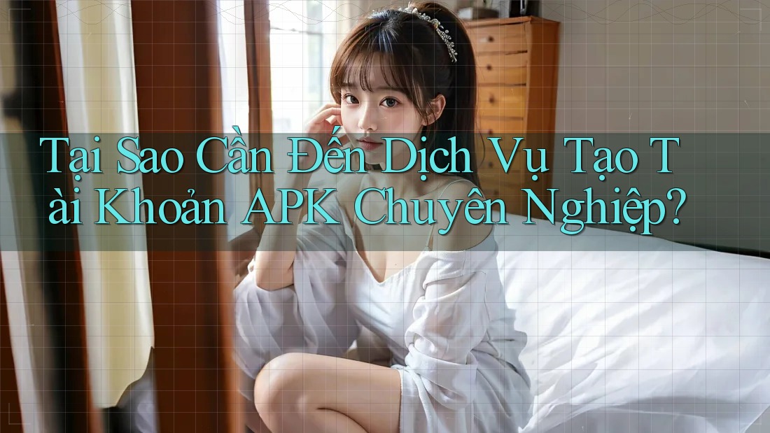 Tại Sao Cần Đến Dịch Vụ Tạo Tài Khoản APK Chuyên Nghiệp? Tại Sao Cần Đến Dịch Vụ Tạo Tài Khoản APK Chuyên Nghiệp?