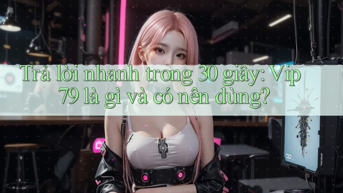 Trả lời nhanh trong 30 giây: Vip79 là gì và có nên dùng? Trả lời nhanh trong 30 giây: Vip79 là gì và có nên dùng?