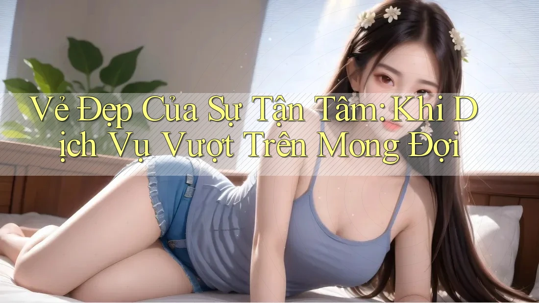 Vẻ Đẹp Của Sự Tận Tâm: Khi Dịch Vụ Vượt Trên Mong Đợi Vẻ Đẹp Của Sự Tận Tâm: Khi Dịch Vụ Vượt Trên Mong Đợi