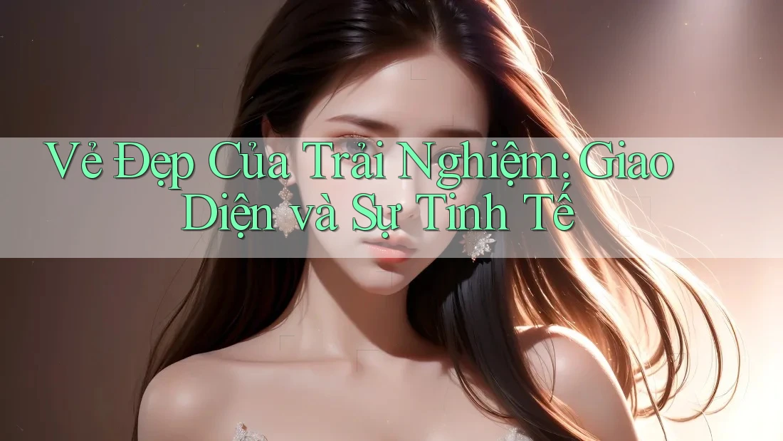 Vẻ Đẹp Của Trải Nghiệm: Giao Diện Và Sự Tinh Tế