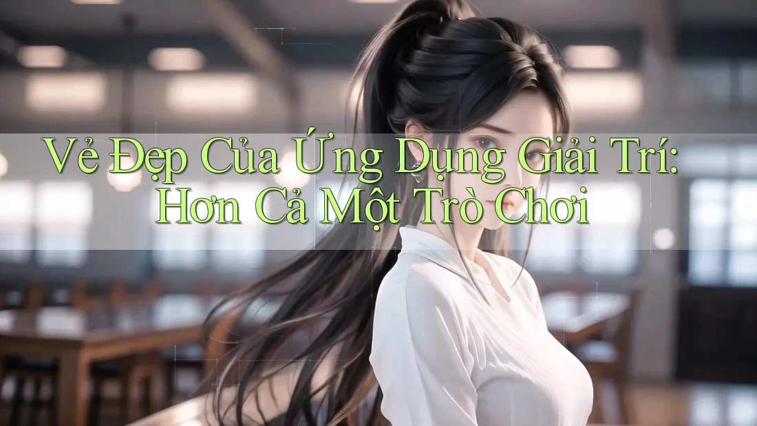 Vẻ Đẹp Của Ứng Dụng Giải Trí: Hơn Cả Một Trò Chơi