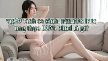 vip79 ảnh so sánh trên iOS 17 trung thực 100% blind là gì