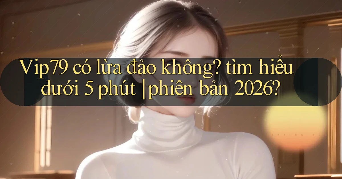 Vip79 có lừa đảo không tìm hiểu dưới 5 phút phiên bản 2026