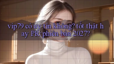 vip79 có uy tín không tốt thật hay PR phiên bản 2027